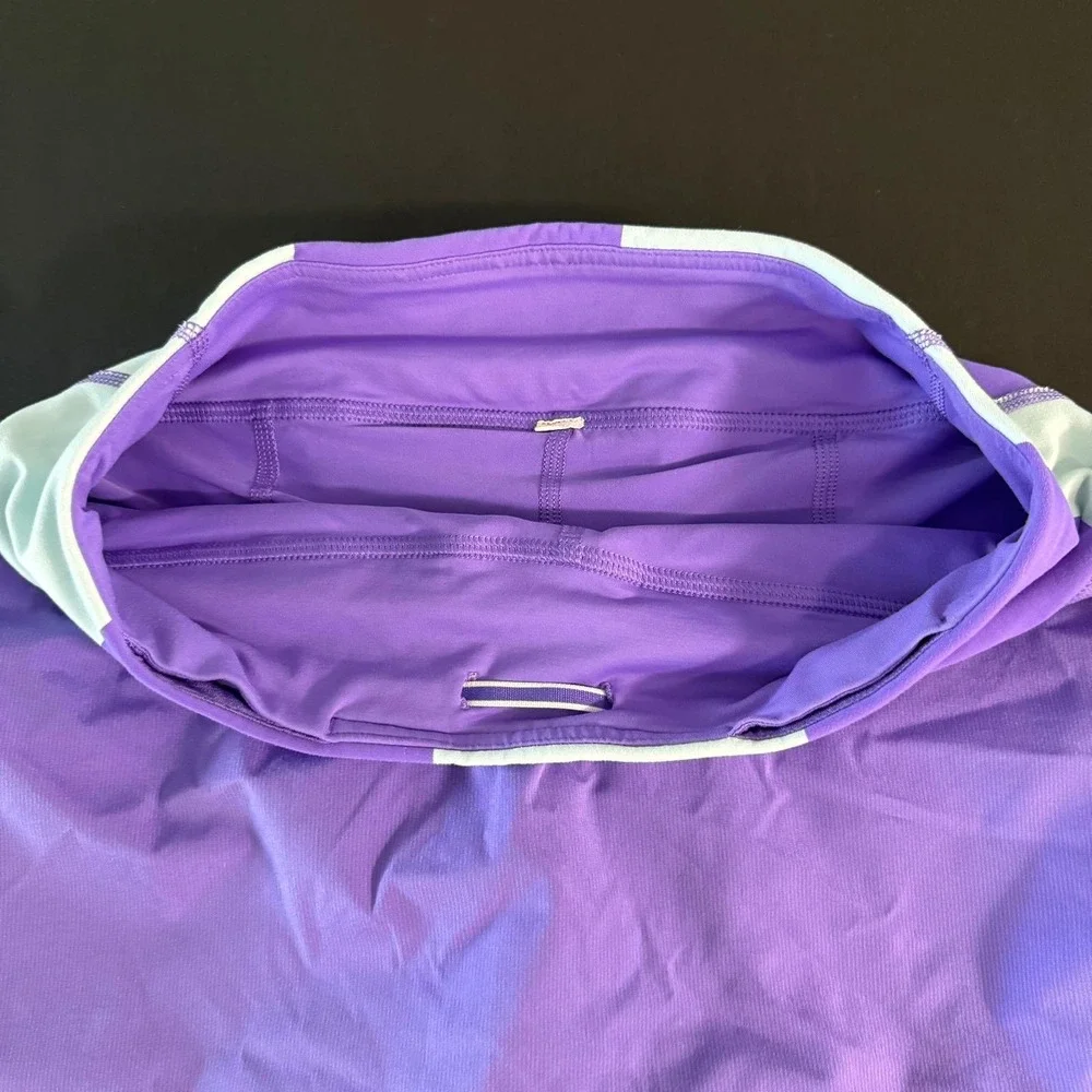 Lululemon Pace Setter Skirt Purple Pleated Tennis Running Skort Women Size 4